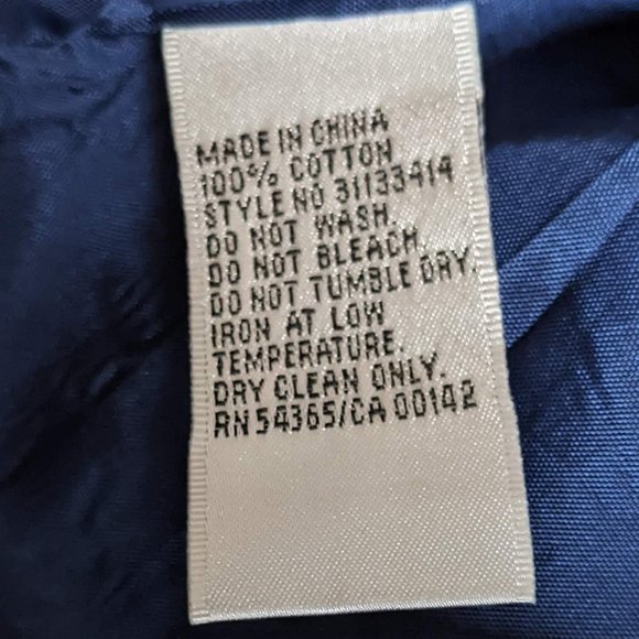 Nygard Collection Blue Striped Blazer sz 14 - Picture 9 of 10